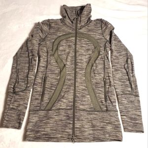 Lululemon Stride Jacket in Wren Space Dye / Wren Colour